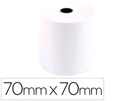 Exacompta Rollo Sumadora Electra Offset 70 mm x 70 mm 60 g/m² para Caja Registradora y Calculadoras