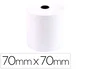 Exacompta Rollo Sumadora Electra Offset 70 mm x 70 mm 60 g/m² para Caja Registradora y Calculadoras