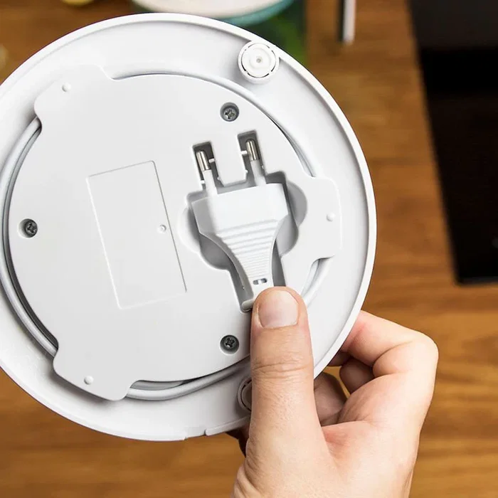 Cecotec ZitrusEasy Basic Exprimidor Eléctrico con Brazo de 40W, Capacidad 1 Litro para Naranjas y Cítricos, Transparente Turquesa y Blanco