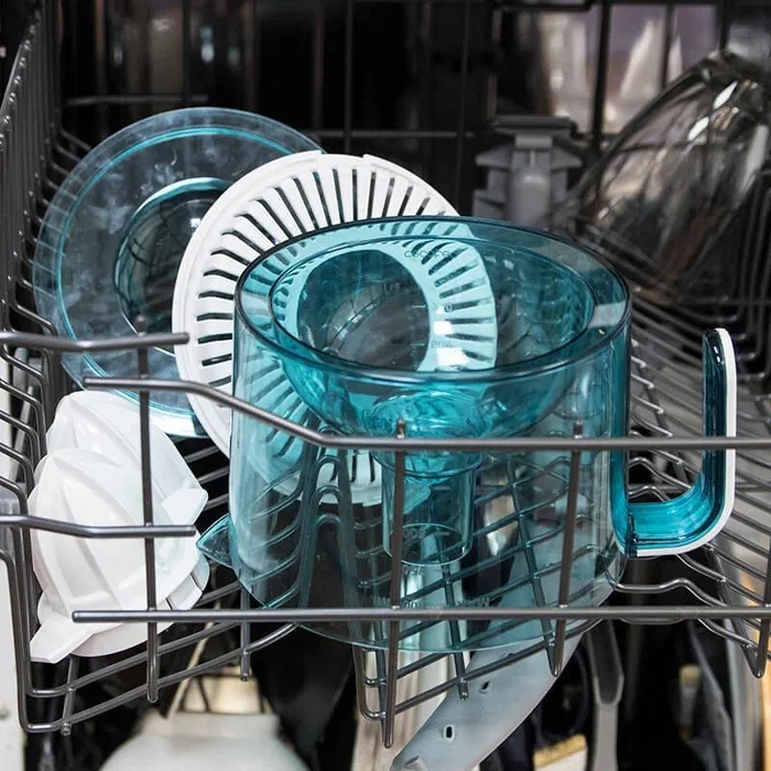 Cecotec ZitrusEasy Basic Exprimidor Eléctrico con Brazo de 40W, Capacidad 1 Litro para Naranjas y Cítricos, Transparente Turquesa y Blanco