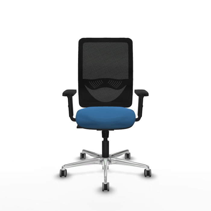 PIQUERAS Y CRESPO Silla de oficina Zulema con mecanismo Sincro, Azul claro y Negro PIQUERAS Y CRESPO Silla de oficina Zulema con mecanismo Sincro, Azul claro y Negro