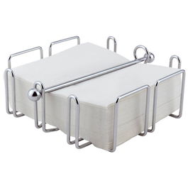 1946 Servilletero 19X19 altura 7 cm con barra transversal para mantener sujetas las servilletas ideal para el exterior