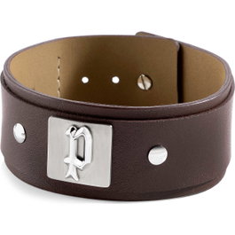 Police S14KX02B Pulsera de Cuero Marrón para Hombre