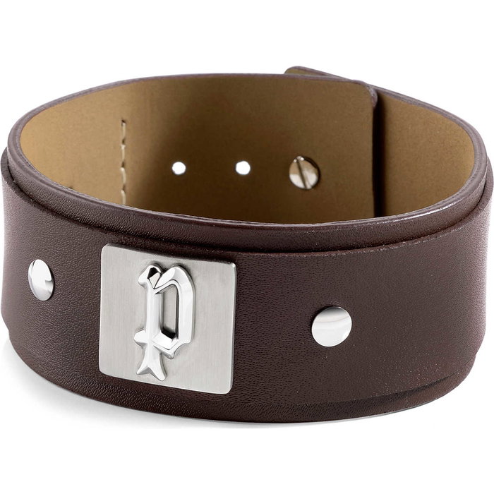 Police S14KX02B Pulsera de Cuero Marrón para Hombre Police S14KX02B Pulsera de Cuero Marrón para Hombre