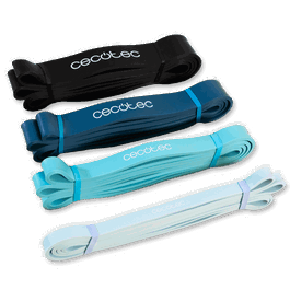 Cecotec DrumFit Power Band Set de 4 cintas elásticas