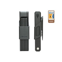 Hiplok SWITCH Candado Plegable Bicicleta Seguro y Versátil - con Placa SWITCH y 6 Eslabones de Acero
