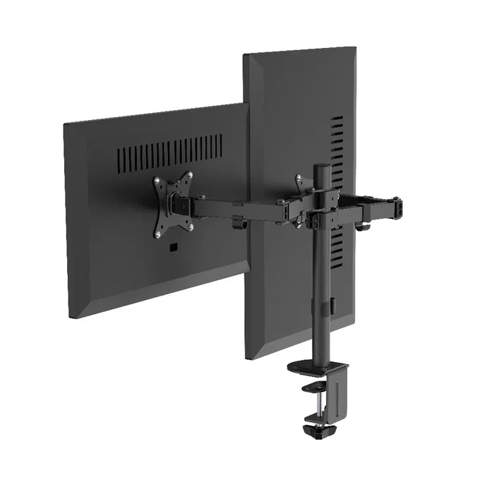Gembird MA-D2-03 Soporte de Escritorio para Monitor Doble Negro
