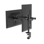 Gembird MA-D2-03 Soporte de Escritorio para Monitor Doble Negro