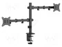 Gembird MA-D2-03 Soporte de Escritorio para Monitor Doble 17-32 Pulgadas