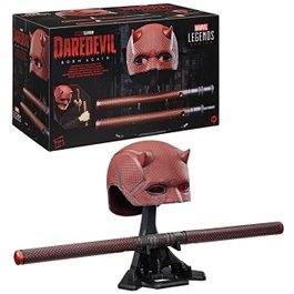 Hasbro Marvel Legends Mascara Premium Daredevil Born Again Escala 1:1 con Baston