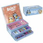 Cerdá Maletín de papelería Coloreable Bluey Azul