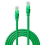 Lindy 48046 Cable de Red Ethernet Cat6 U/UTP (UTP) - RJ45 Macho a RJ45 Macho - Verde - 0.3 metros