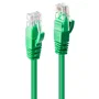 Lindy 48046 Cable de Red Ethernet Cat6 U/UTP (UTP) - RJ45 Macho a RJ45 Macho - Verde - 0.3 metros