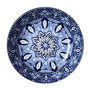 Home Deco Factory Plato Hondo Jaipur Azu Porcelana Diámetro 20 cm