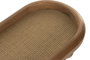 DKD Home Decor Bandeja de Acacia y Ratán Natural 42,5x18x7,6 cm