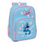 Mochila Escolar Lilo & Stitch Happy Azul cielo 26 x 34 x 11 cm