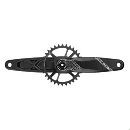SRAM Descendant 6K Juego de Bielas y Plato 170mm Aluminio Negro 32T DUB Boost 12v