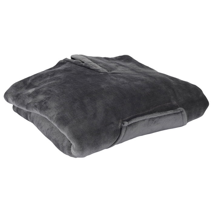 Home Deco Factory Manta-Poncho Gris