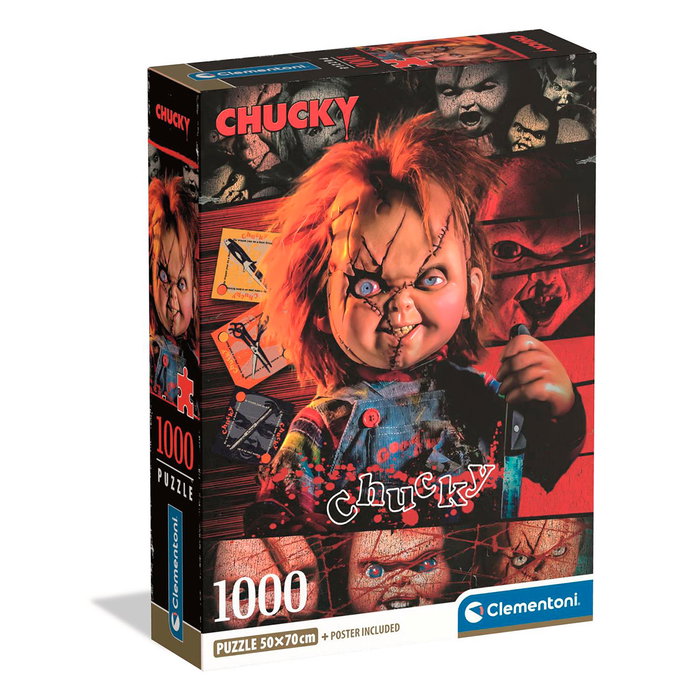 Clementoni Puzzle Horror Movies - Chucky 1000 piezas
