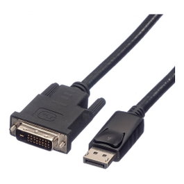 ROLINE Cable Adaptador DisplayPort a DVI 2m 11.04.5772