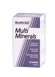 HEALTH AID Multiminerales 30 Comprimidos