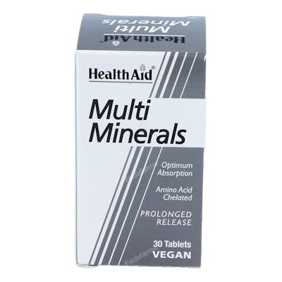 Health Aid Multiminerales 30 comprimidos Health Aid Multiminerales 30 comprimidos
