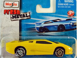 Maisto Jaguar XJ220 Fresh Metal Amarillo 1:64