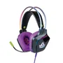 Blade Bifrost Auriculares Gaming Diadema RGB con Micrófono Boom, Conector 3.5mm, Púrpura/Multicolor, Compatible con PS5, Xbox, Switch, PC