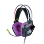 Blade Bifrost Auriculares Gaming Diadema RGB con Micrófono Boom, Conector 3.5mm, Púrpura/Multicolor, Compatible con PS5, Xbox, Switch, PC