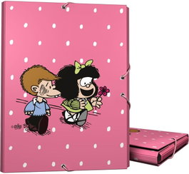 GRAFOPLAS DISEÑO Carpeta 3 Solapas Mafalda Friends 26,5x35x1,9cm