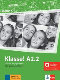 KLETT, Klasse! A2.2 libro de ejercicios - edición híbrida allango