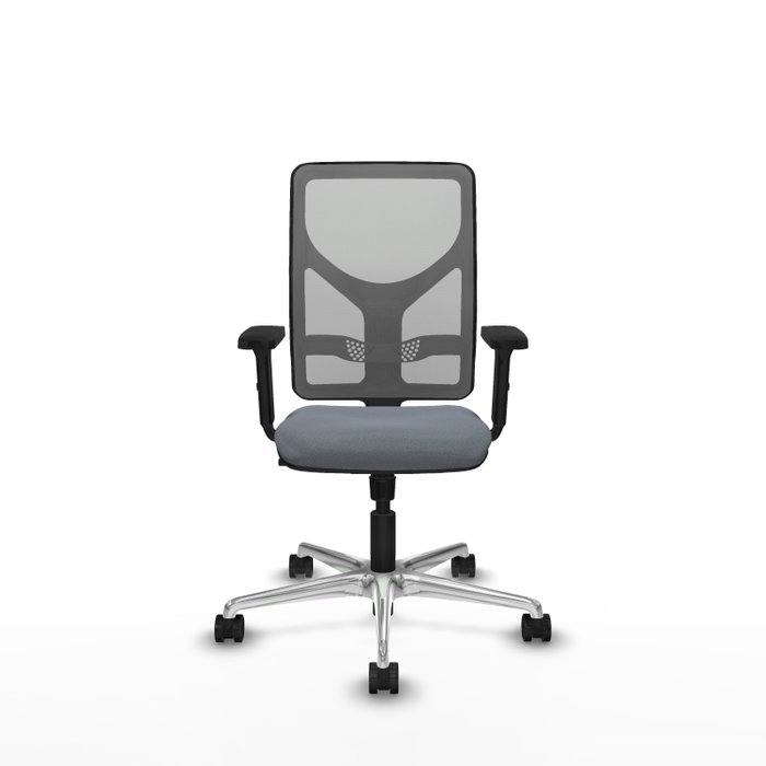 PIQUERAS Y CRESPO Silla de oficina Motilla con mecanismo Sincro Gris