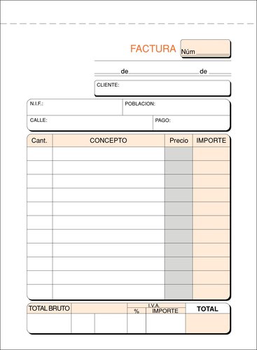 Talonario Facturas 8º Natu Dupli Loan (Set de 10) Talonario Facturas 8º Natu Dupli Loan (Set de 10)