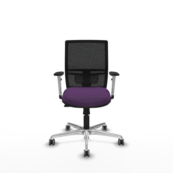 PIQUERAS Y CRESPO Silla de oficina Yunquera con mecanismo Sincro/Traslack, Morado y Negro PIQUERAS Y CRESPO Silla de oficina Yunquera con mecanismo Sincro/Traslack, Morado y Negro
