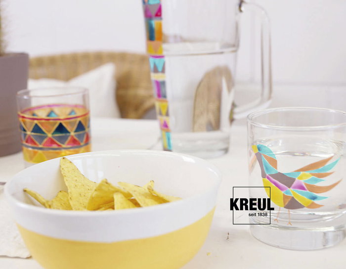 Kreul Pintura Vidrio y Porcelana Glass&Porcelain Lila 20ml Kreul Pintura Vidrio y Porcelana Glass&Porcelain Lila 20ml