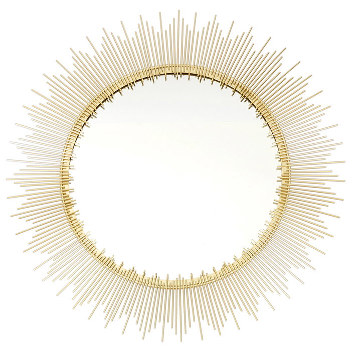 Home Deco Factory Espejo Sol Dorado, Diámetro 60 cm Home Deco Factory Espejo Sol Dorado, Diámetro 60 cm
