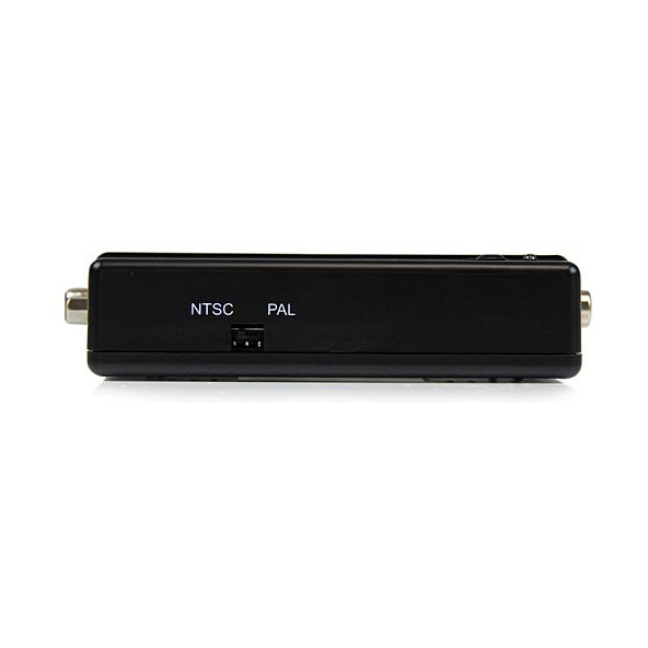 StarTech.com Convertidor de Vídeo VGA HD15 a Composite RCA o S-Video PC a TV - Adaptador con Cable 0.91 m, Negro, hasta 1600x1200