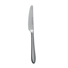 Summa Cuchillo Pastel - Cuchillo para postres de acero inoxidable 18/10, 16.5 cm, acabado pulido espejo, plata (Set de 12)