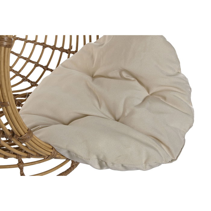 DKD Home Decor Cama para Mascotas de Ratán Sintético y Poliéster 60x58x58 cm