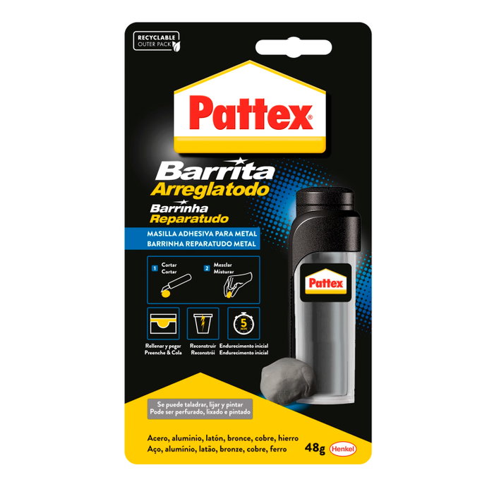 HENKEL Barrita Arreglatodo para Metales 48g