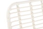 DKD Home Decor Sofá para Terraza y Jardín Blanco Ratán Sintético 74x84x124 cm Set de 4