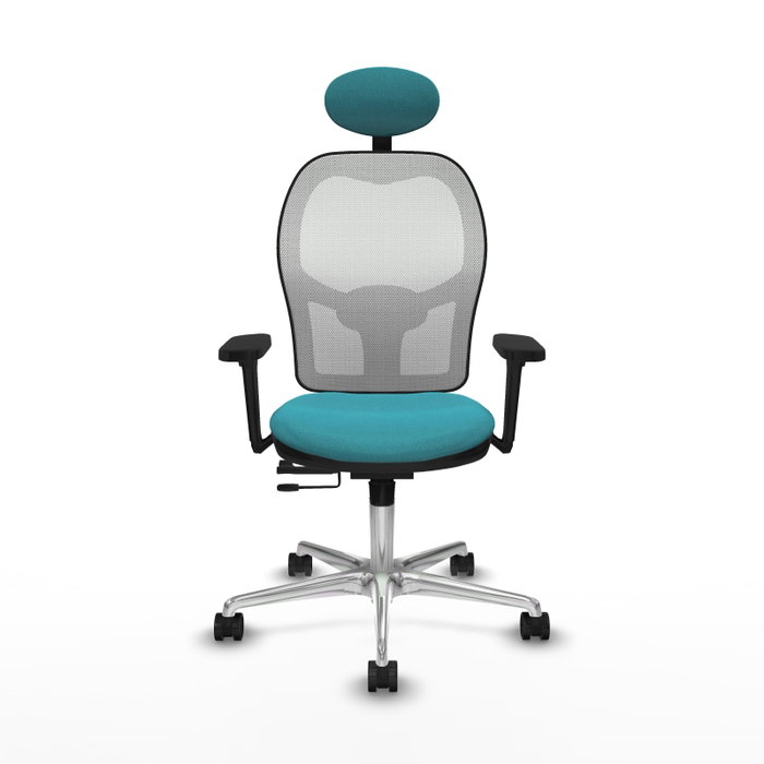 PIQUERAS Y CRESPO Silla de oficina Jorquera Turquesa y Blanco PIQUERAS Y CRESPO Silla de oficina Jorquera Turquesa y Blanco