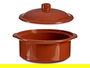 La Dehesa Cocotte 4.5 L Barro Refractario Color Miel Dimensiones 33x30.5x17.5 cm (Set de 2)