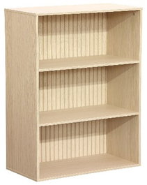 Inde Estantería de Madera Rectangular de 3 Niveles, Kit Móvil de Listones