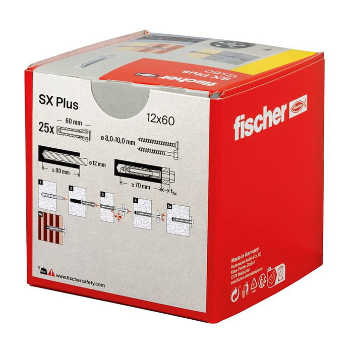 FISCHER TACO SX PLUS 12x60 Gris
