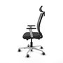 PIQUERAS Y CRESPO Silla de oficina Haches Gris con mecanismo Sincro/Traslack