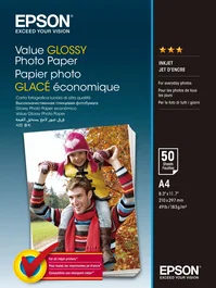 Epson Value Glossy Photo Paper A4 20 hojas