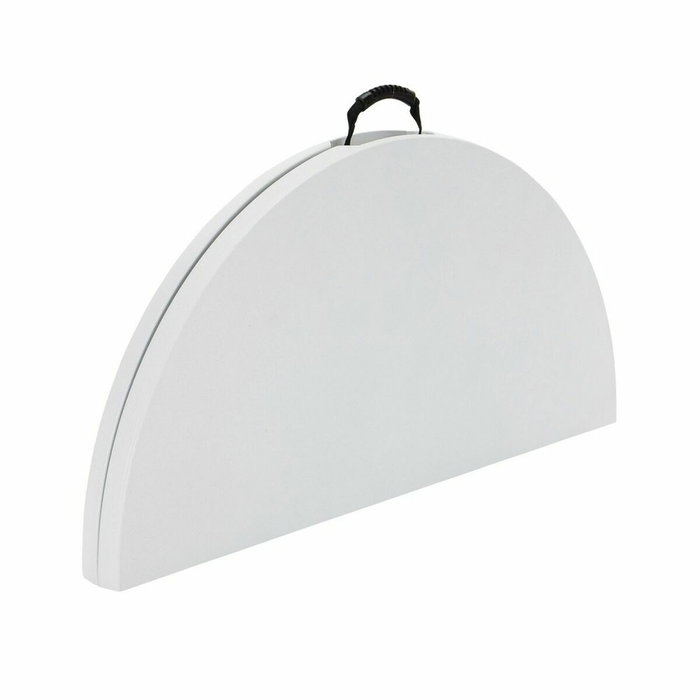 Color Baby Mesa redonda plegable por la mitad blanca D122X73 cm