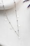 Heliophilia Silver NRZ998874 Collar Plata de Ley 925 con Piedra Esmaltada y Cierre de Langosta Cadena 42 cm
