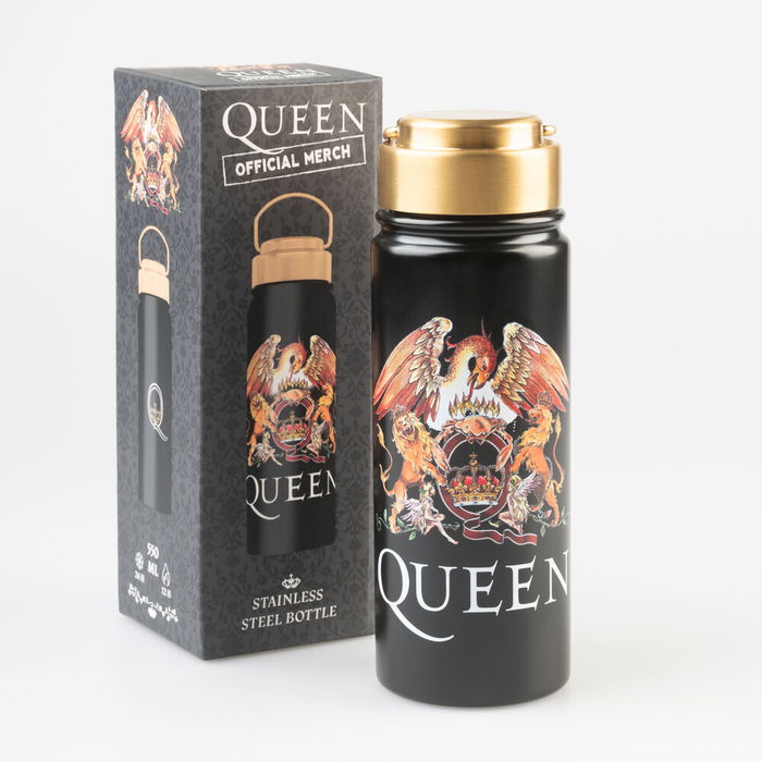 Queen Botella Acero Inoxidable 500ml Hermética con Asa